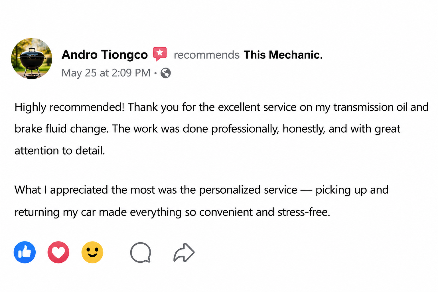 CarBuddy testimonial 5